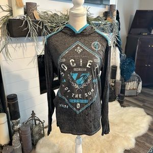 Gently worn Men’s Society hooded longsleeve Sz M